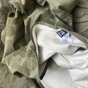Pottery Barn Dorm camouflage Duvet and standard shams